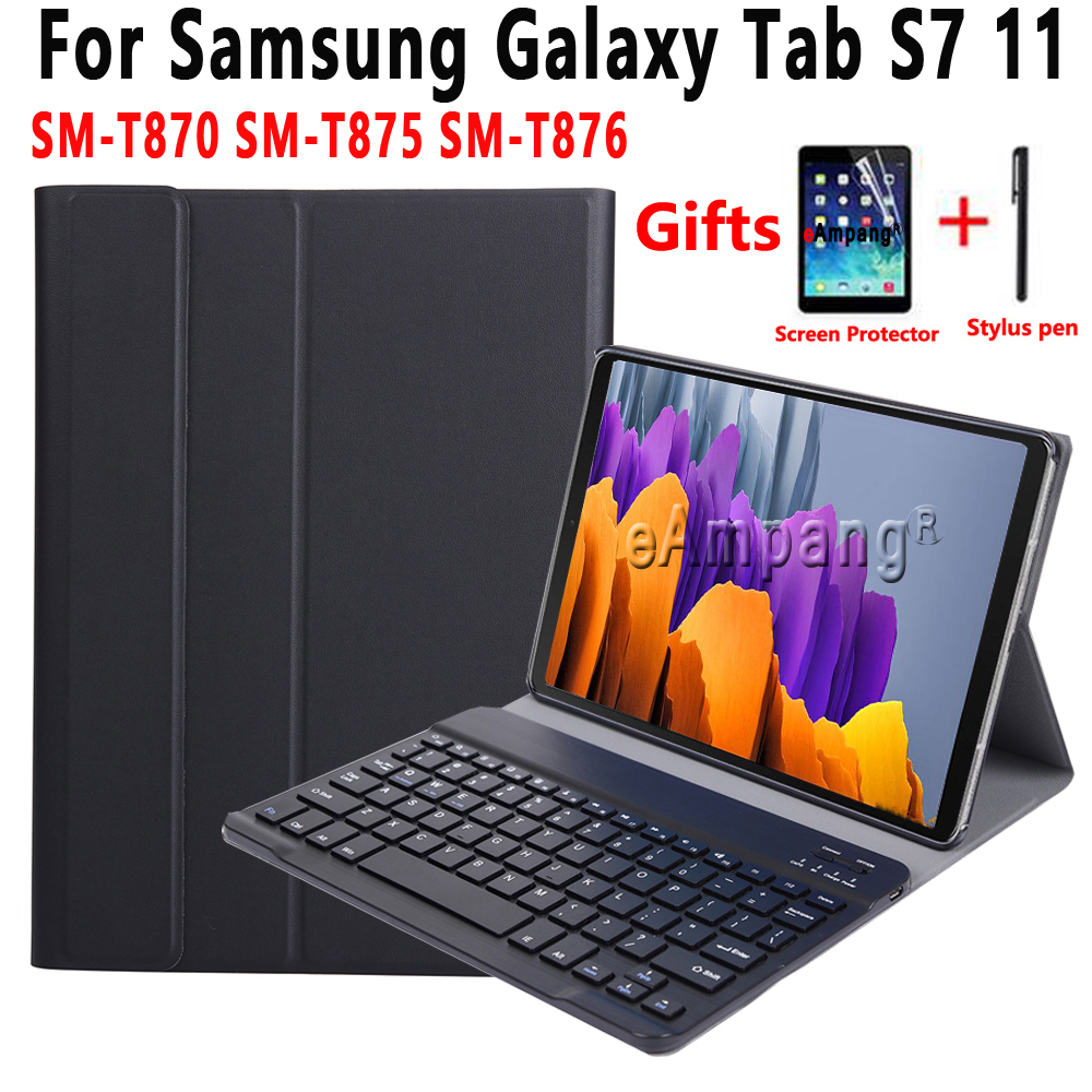 Bao Da Kèm Bàn Phím Bluetooth Cho Samsung Galaxy Tab S7 11 Sm-T870 Sm-T875 Sm-T876
