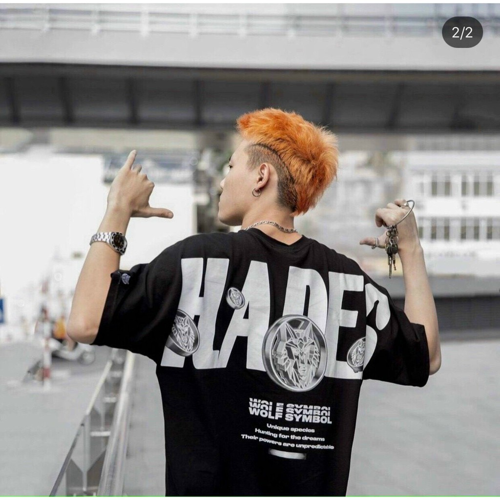 Áo Thun Tay Lỡ Unisex - Áo Thun Nam Nữ Form Rộng HADES 2 Màu Siêu Hot - BB  Jeans