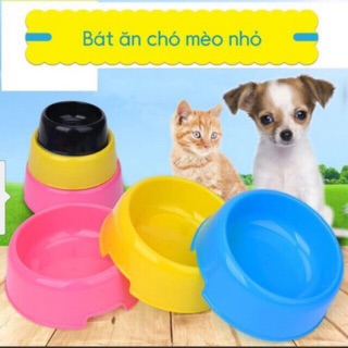 Bát nhựa đơn đựng thức ăn cho chó mèo❤️
