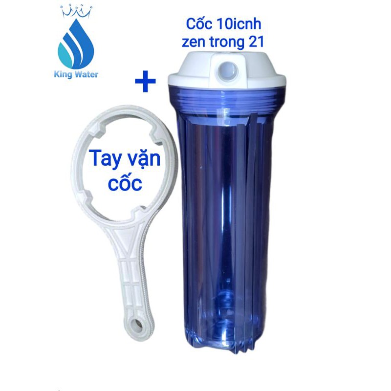 Cốc 10 icnh trong lọc thô đầu nguồn hoặc thay thế cốc số 1 máy lọc nước