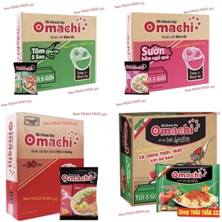 Mì Omachi Khoai Tây Các Loại , Sốt Spaghetti, Sườn Hầm, Bò Hầm , Tôm Chua Cay