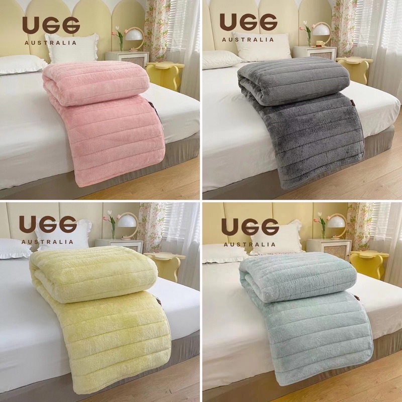 Thảm Giường Lông Cừu ,Topper Tấm Bảo Vệ Nệm Đa Năng UGG Nhập Khẩu Size 1m6,1m8,2m2