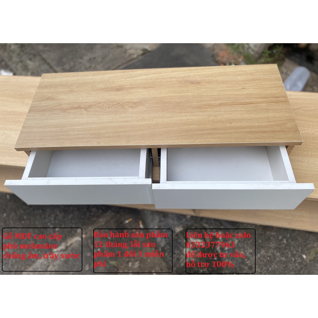 Bàn trang điểm, bàn trang điểm mini treo tường gỗ mdf phủ melamine