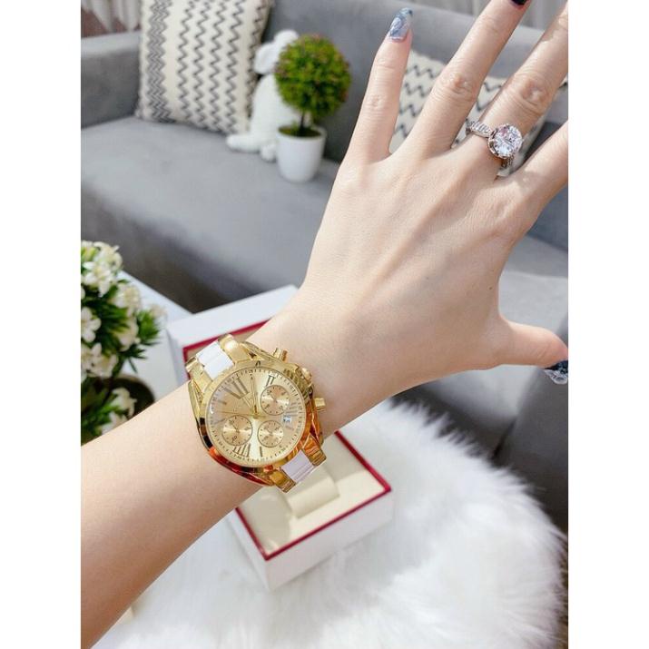 Đồng hồ Michael Kors nữ dây Pha sang trọng quý phái mã MK3344