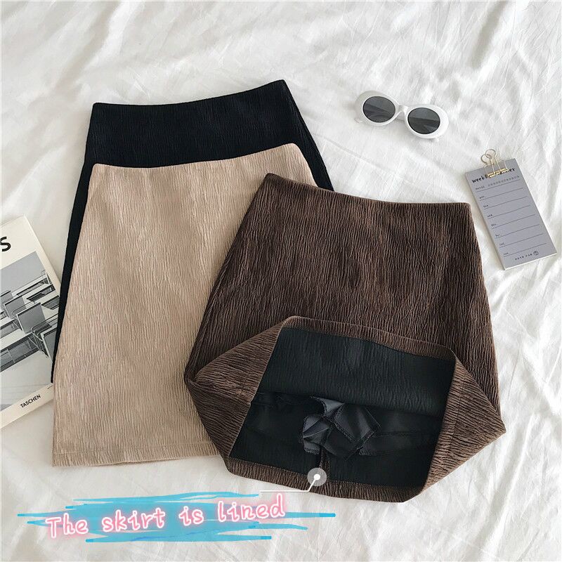 Chân váy chữ A lưng cao kiểu dáng đơn giản trẻ trung cho nữ 38811 | BigBuy360 - bigbuy360.vn