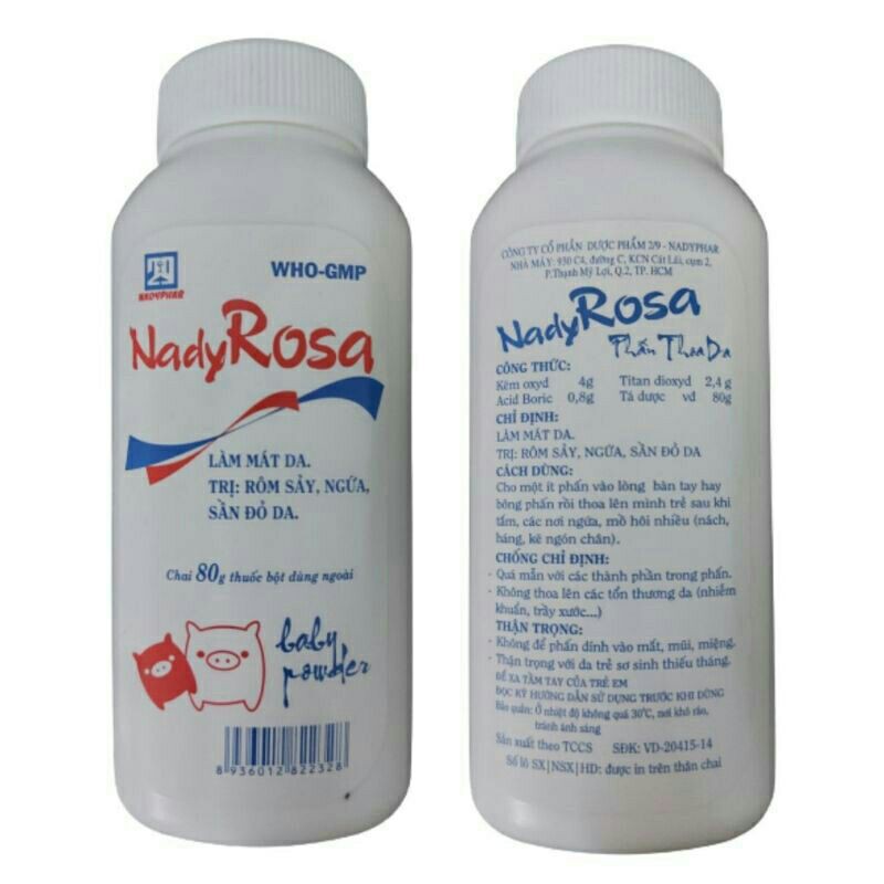 PHẤN NADY ROSA NGỪA RÔM SẨY MẪN NGỨA (80g)