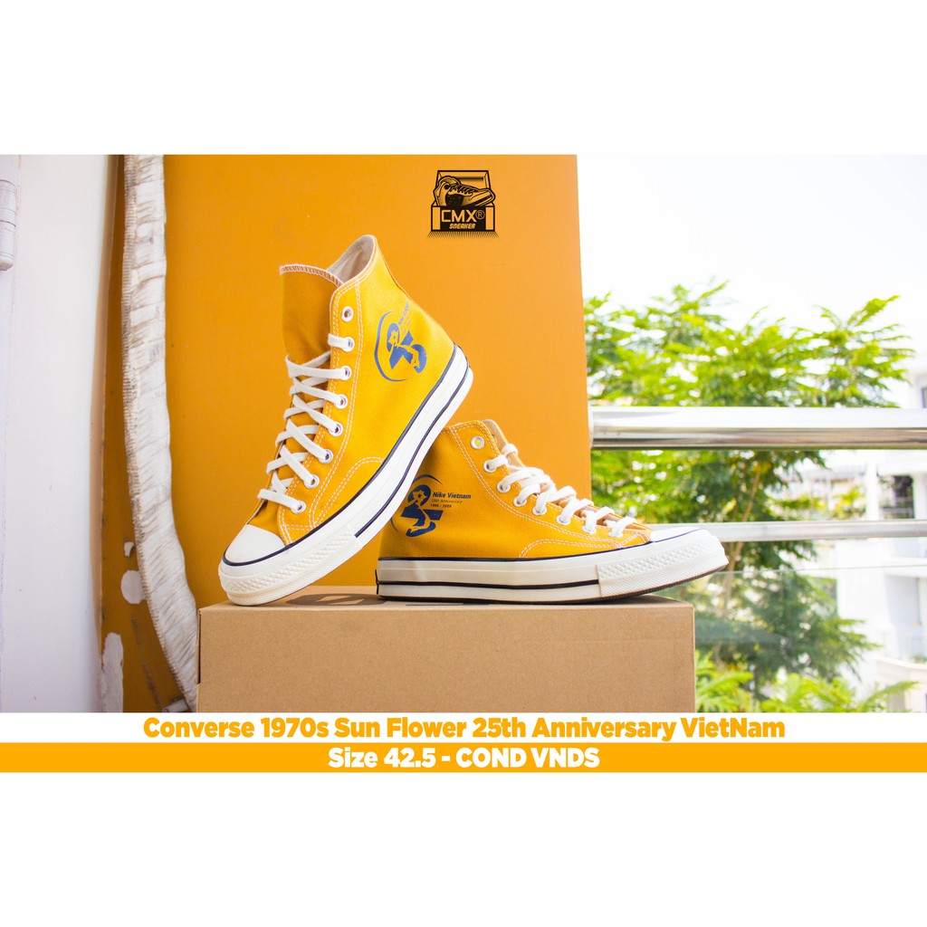 [ HÀNG CHÍNH HÃNG ] Giày Converse 1970s 25th Anniversary Việt Nam ' Sun Flower ' - REAL AUTHETIC 100%