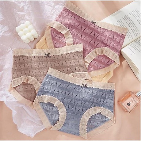 Quần Lót Ren Màu Dễ Thương Mềm Mịn Mẫu Mới Hot 258