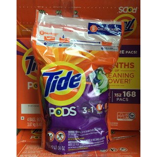 Viên giặt xả Tide Pods bịch 42 viên Mỹ 967g