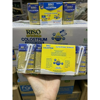 [Thùng 48 hộp x 110ml] Sữa bột pha sẵn RISO COLUSTRUM 1+