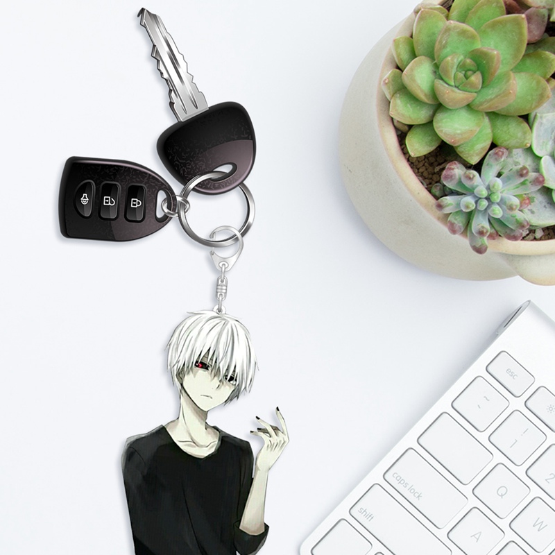 Móc khóa Silicone hình nhân vật trong Tokyo Ghoul