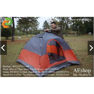 lều dã ngoại 2 lớp lều cắm trại chống bão lều thám hiểm lều leo