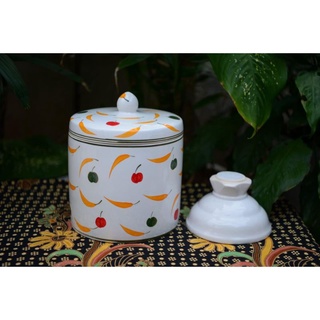 Vại muối dưa 4l cao 23cm, ĐK miệng 19cm, men mộc. Hàng sứ Bát Tràng