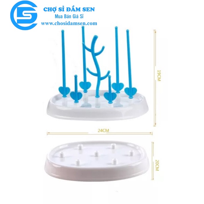 Kệ phơi bình sữa và phụ kiện cho bé/ kệ úp bình sữa cho bé G352-GiaBinhSua