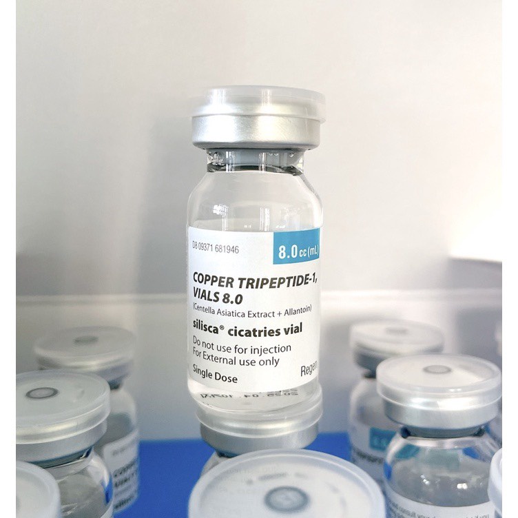 Lọ Tinh chất Silisca Panthenol B5 8 ml Cicatries Copper Tripeptide-1 siêu phục hồi