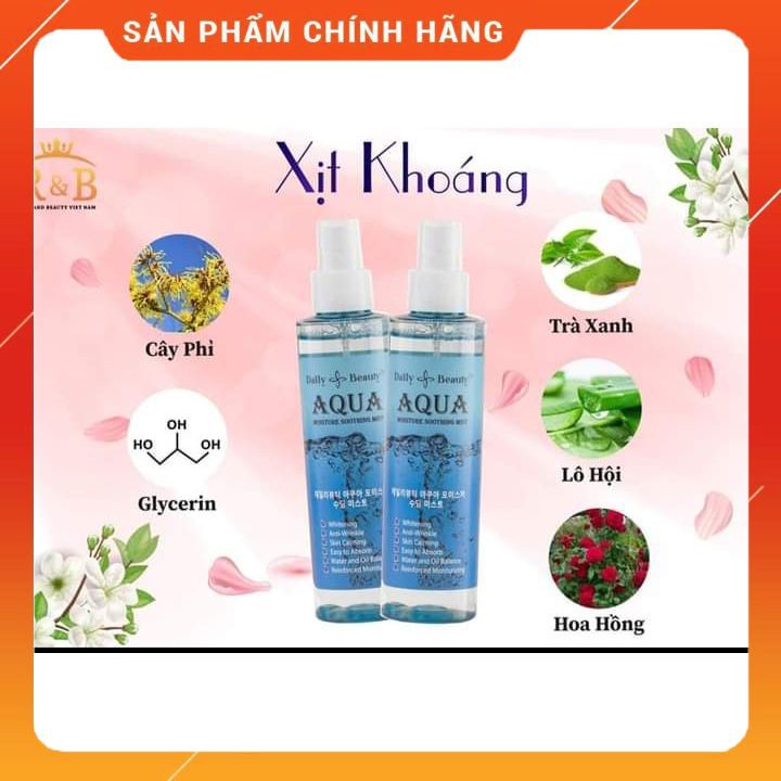 [Chính hãng - Free ship] Xịt khoáng cấp ẩm Aqua Moisture Soothing Mist