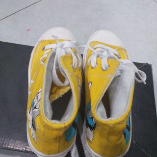 Giày Sneaker thể thao nữ thời trang màu vàng size 37