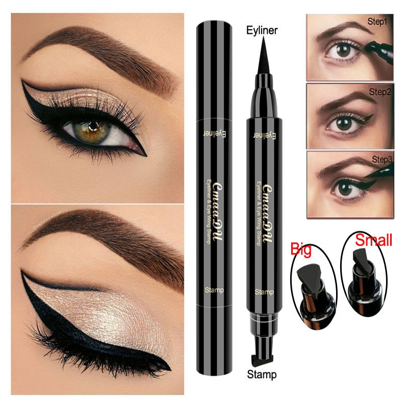 Bút kẻ mắt dạng lỏng chống nước khô nhanh dùng trang điểm cho người mới bắt đầu