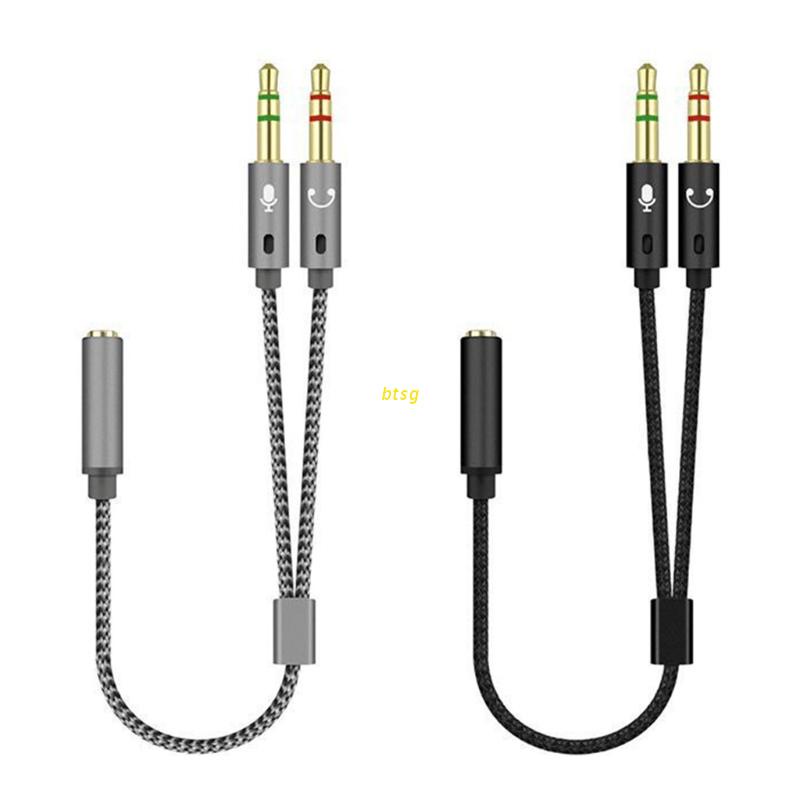 Cáp Chuyển Đổi Âm Thanh Từ 3.5mm Female Sang 2 Male