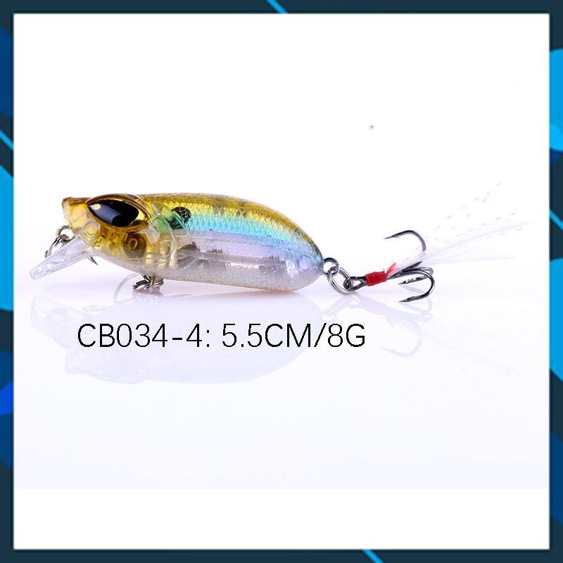 [Chất Lượng] Mồi Mininow Lure Mắt 3D Chuyên Đồ Câu Lure dài 5,5cm nặng 8gam_Lure_43