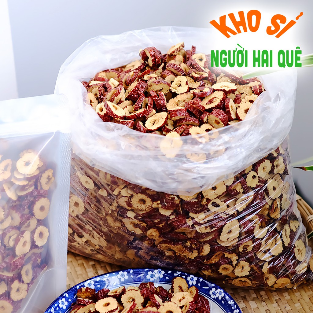 Táo đỏ thái lát 200g / SỈ 1 kg 💰 KHO SỈ NGƯỜI HAI QUÊ - HAI QUÊ FOODS