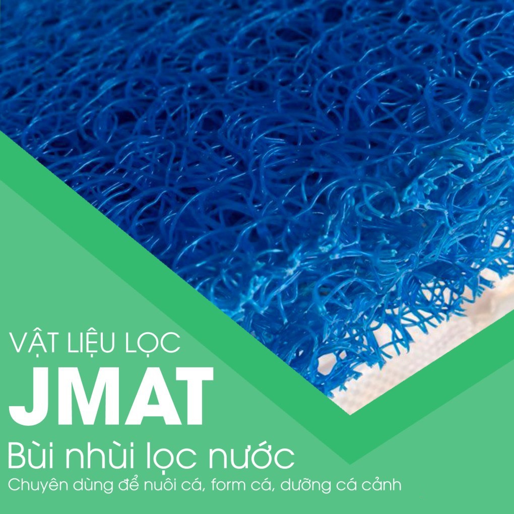 Tấm bùi nhùi Jmat vật liệu lọc nước bể cá cảnh dày 3,8cm