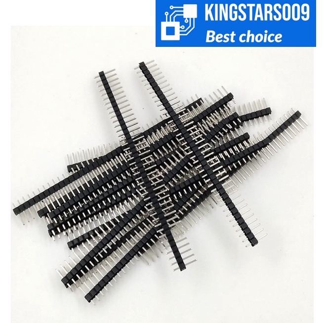 Set 10 hàng rào 40 pin đực, header 40 pins