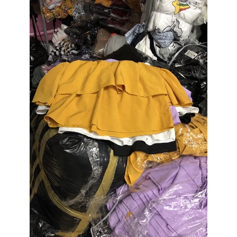 Áo bẹt trễ vai croptop tầng kiểu ôm bigsize siêu xinh VANSISA CT042