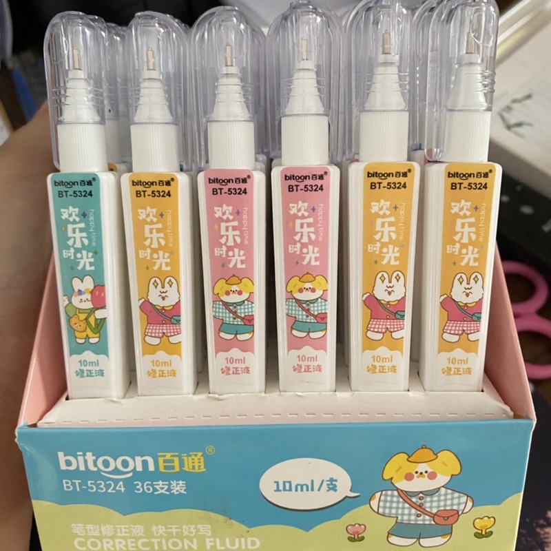 Bút Xoá Nước Bitoon Cute 10ml