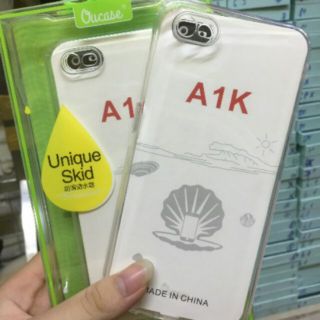Ốp lưng silicon trong suốt cho oppo A1k/realme c2 hiệu ou case