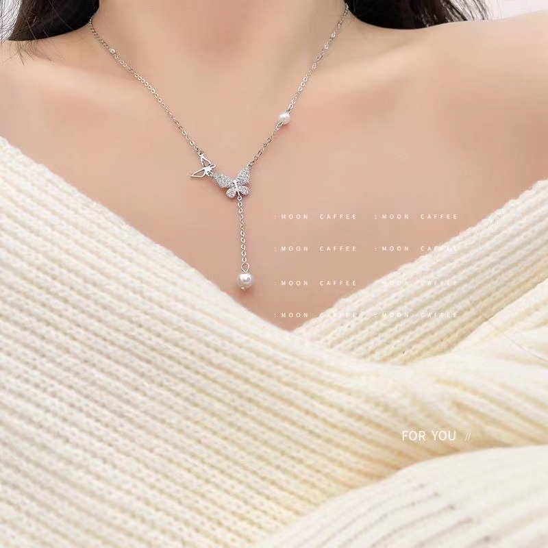 Vòng cổ nữ sợi mảnh xinh xắn mẫu mới giá rẻ dây chuyền sợi mảnh lolita V134