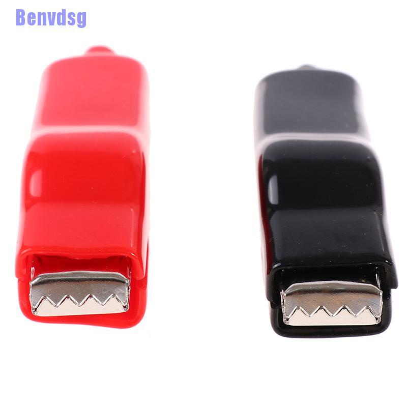 Kẹp cá sấu sạc pin usb 20A hai đầu màu đen tiện lợi