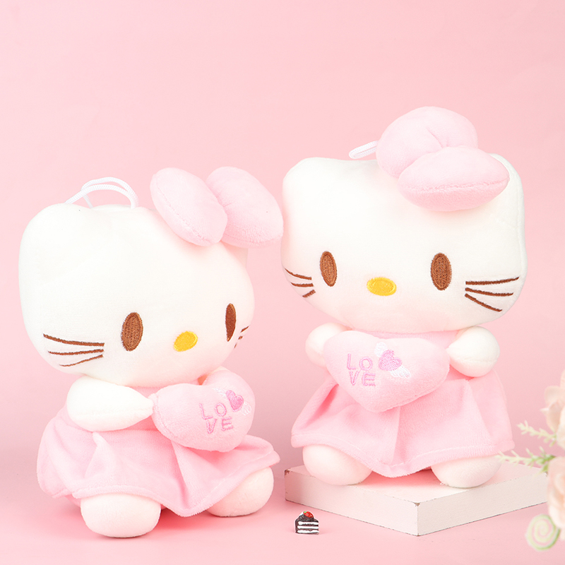 HELLOKITTY Mèo Hello Kitty Nhồi Bông Dễ Thương Làm Gối Ôm Cho Bé