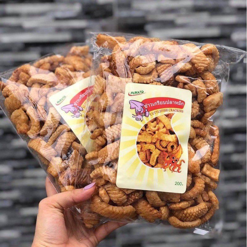 snack bim mực thái lan mikato 200g