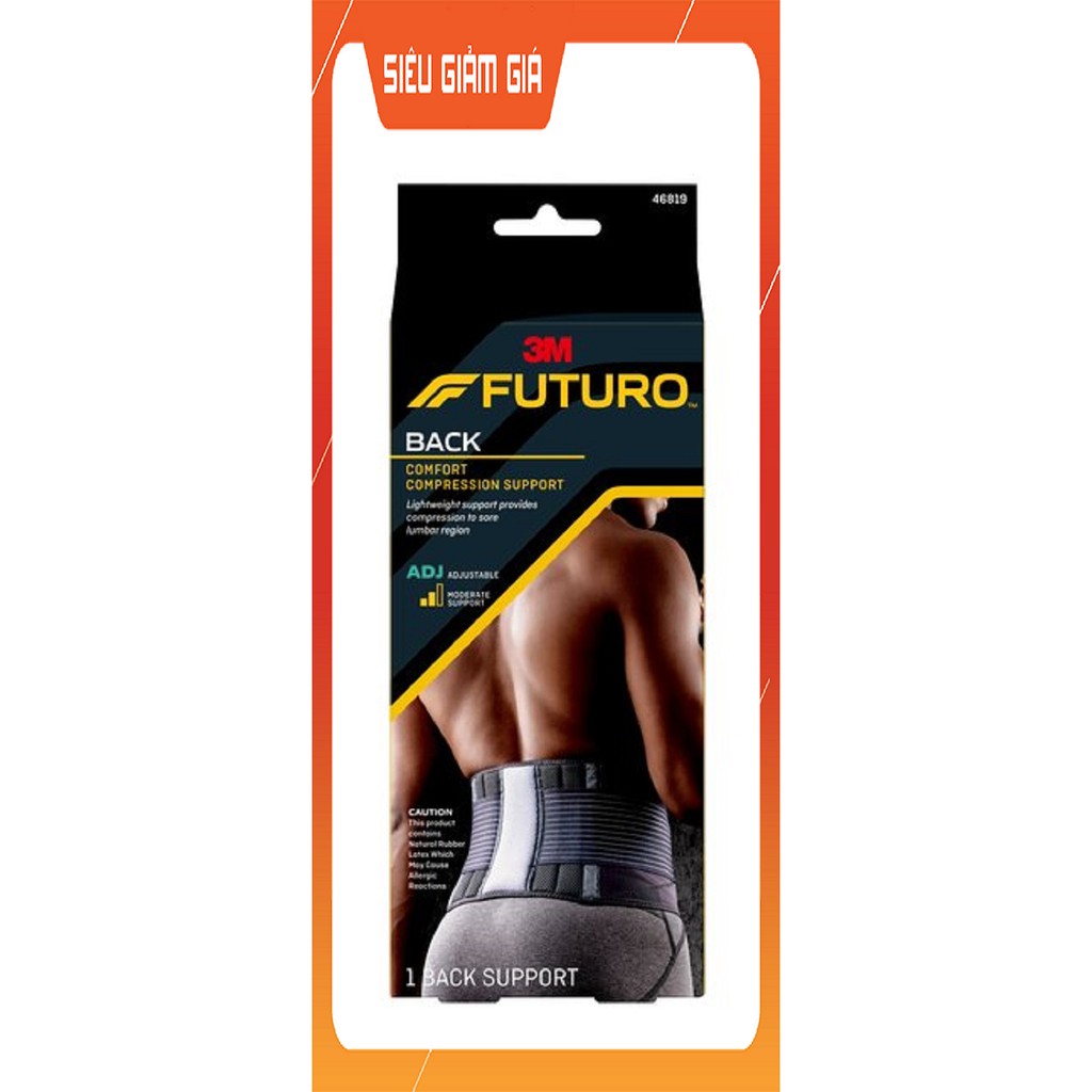 Đai lưng bảo vệ người đau lưng, thoát vị đĩa đệm, thoái hóa cột sống Futuro 46819
