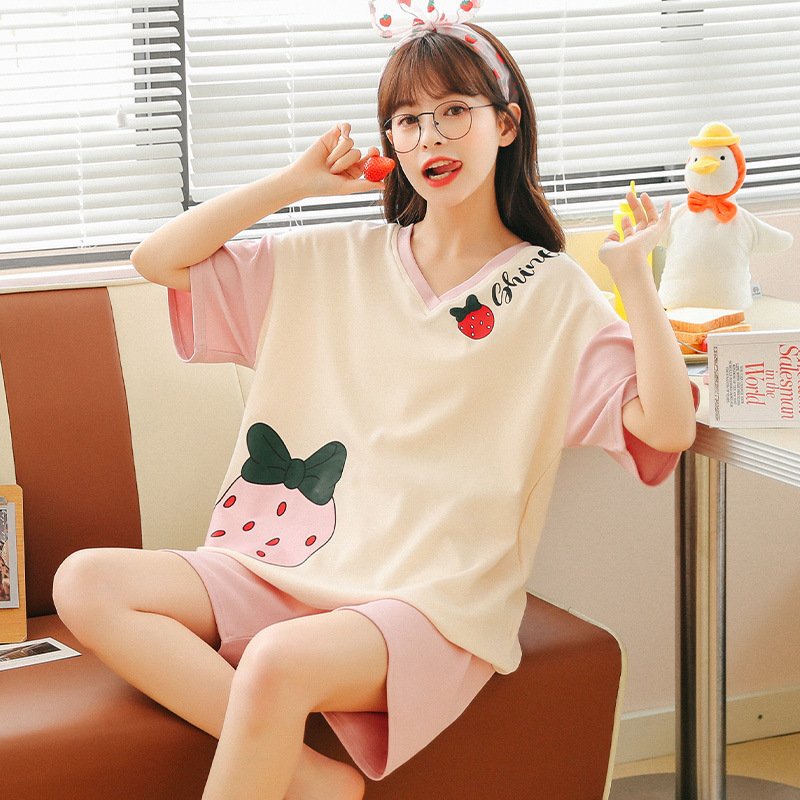 Đồ bộ nữ cộc tay mặc nhà thời trang mới nhất