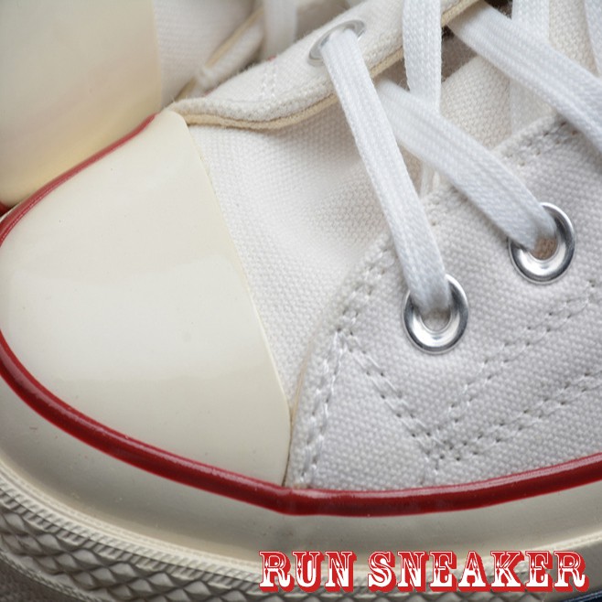 [HÀNG ĐẸP+FREESHIP giầy thể thao CV CHUCK TAYLOR ALL-STAR 70S HIGH OX WHITE TRẮNG KEM cao cổ thời trang