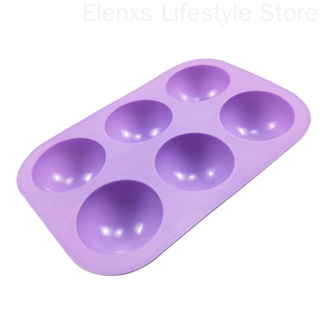 Khuôn Silicone Làm Bánh 6 Ô Tiện Lợi