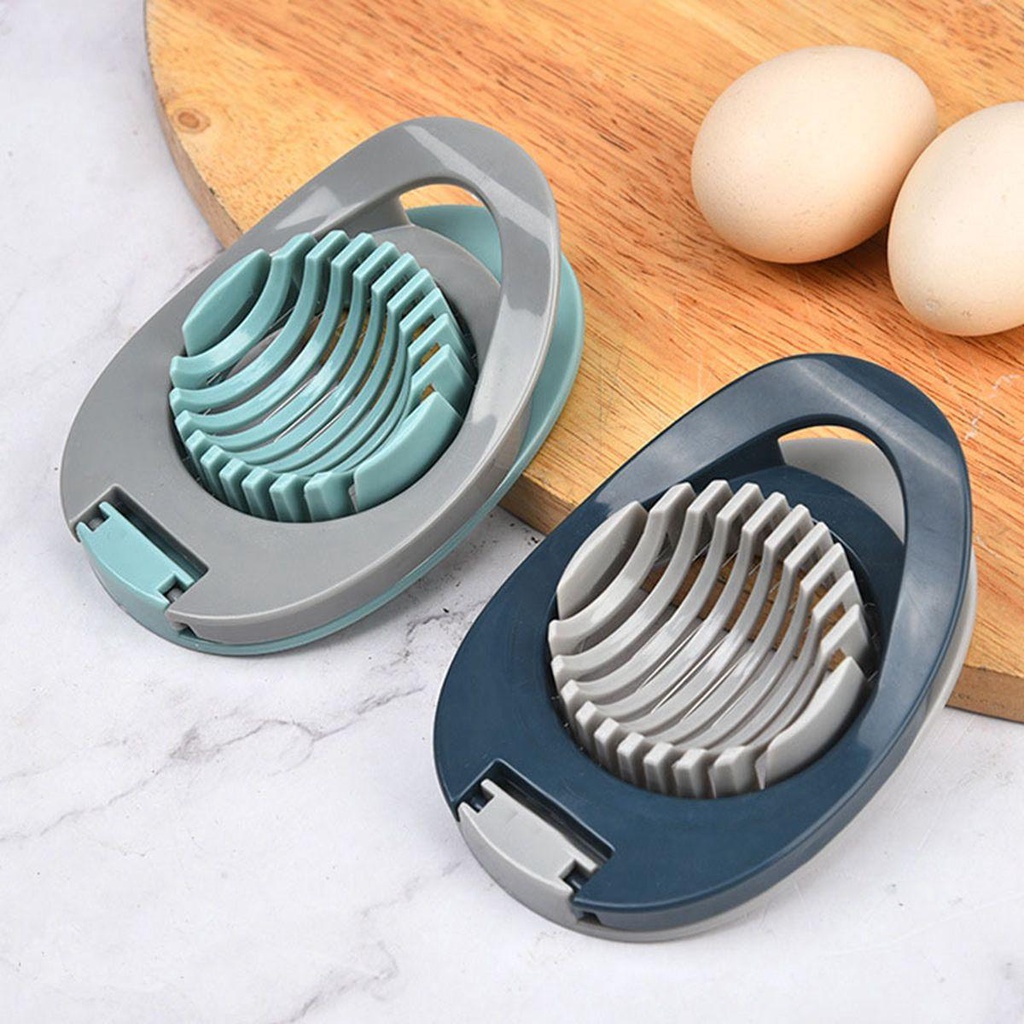 Dụng Cụ Cắt Trứng Luộc Bằng Thép Không Gỉ Cứng Cáp Đa Năng