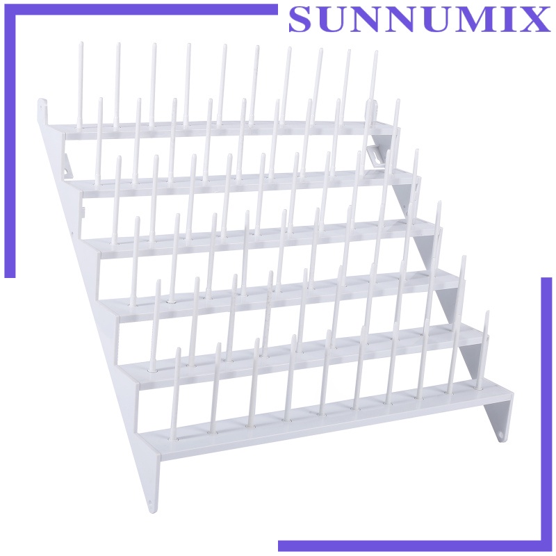 [SUNNIMIX]Sewing Thread Rack Needlework 60 Spool Holder Organizer Stand