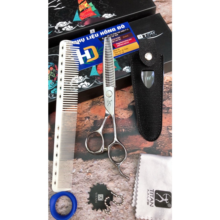 Bộ kéo cắt tóc titan cao cấp S260