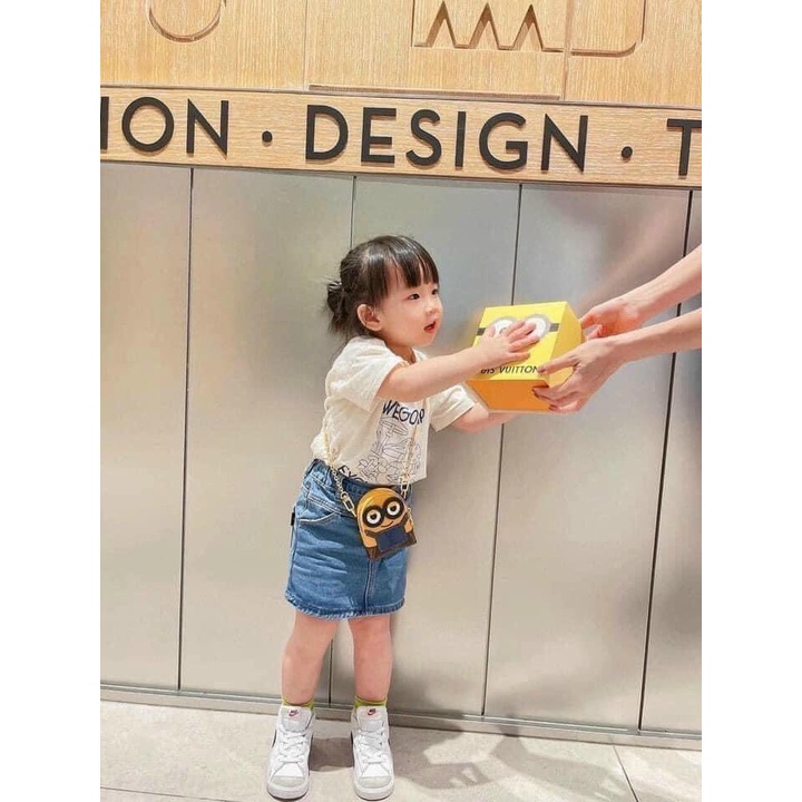 Túi Xách Minion Mini Siêu Xinh Xắn Cho Mẹ Và Bé