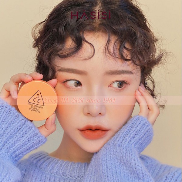 MÁ HỒNG KEM 3CE STYLENANDA BLUSH CUSHION MANDARINE CHÍNH HÃNG