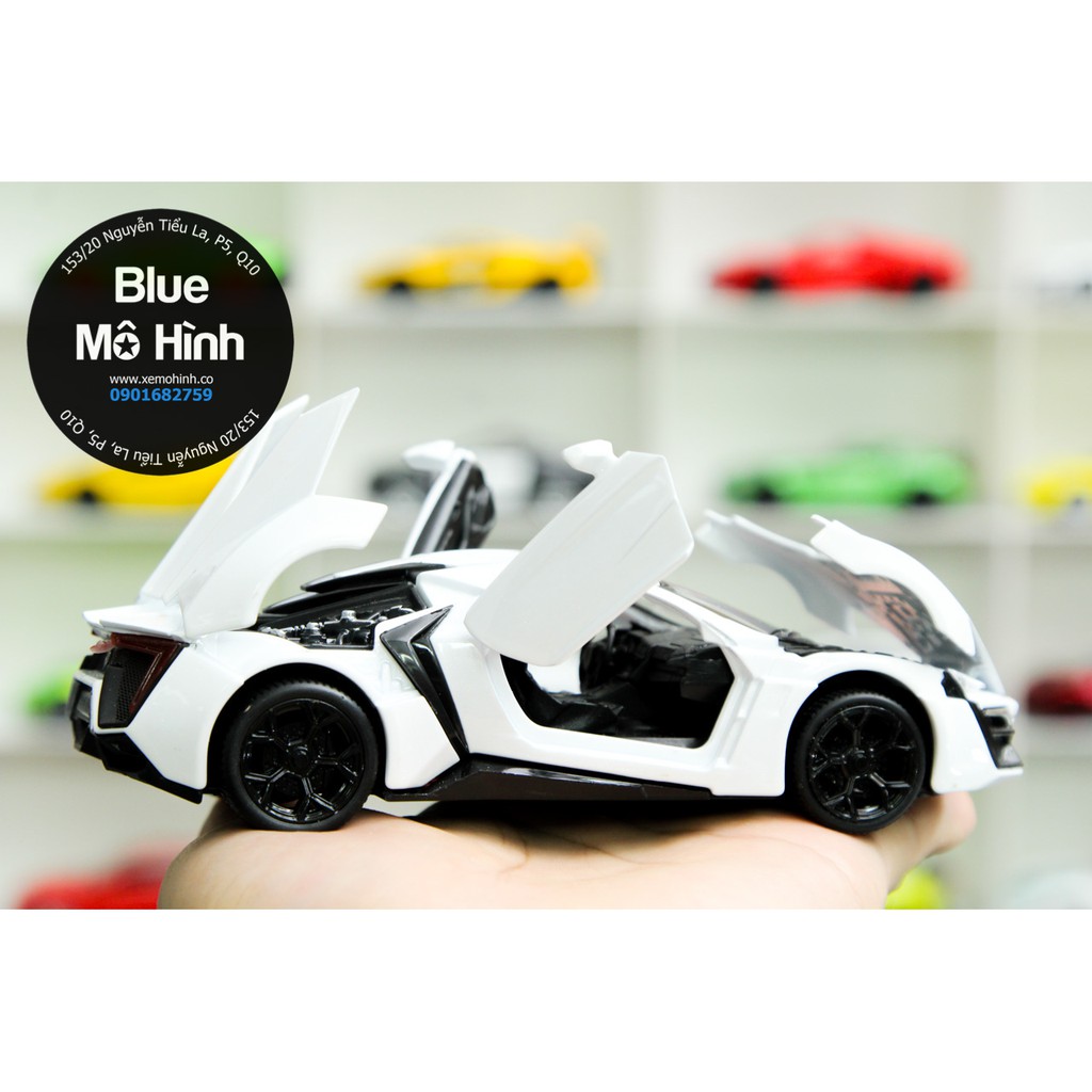 Blue mô hình | Xe mô hình Lykan Hypersport Mini Auto 1:32