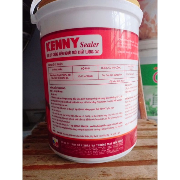 Sơn nước nội thất Kinh Tế Kenny Lau Chùi - lon 1L và 3.5L