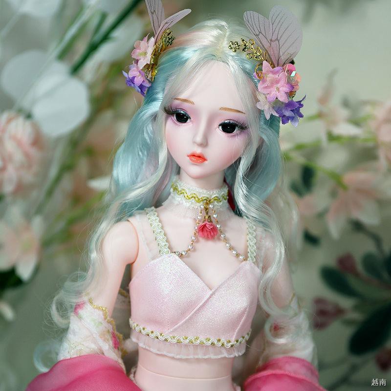 ◘De Bisheng 60cm Princess doll bjd girl toy Truyện cổ tích giấc mơ lớn Quà tặng sinh nhật búp bê có khớp nối