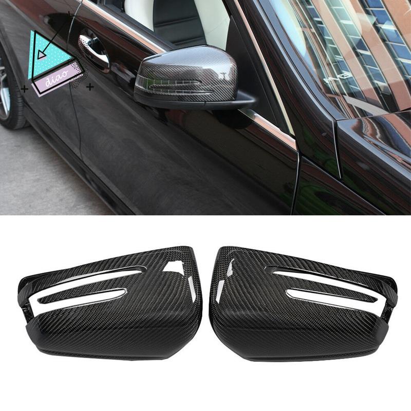 Ốp gương chiếu hậu bên trong bằng sợi carbon cho Mercedes Benz W218 W221 W246 W117 W204 A45 S C 63 AMG