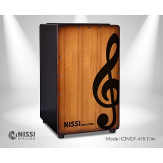 TRỐNG CAJON NISSI CJMDF-478 TEAK Khóa Sol