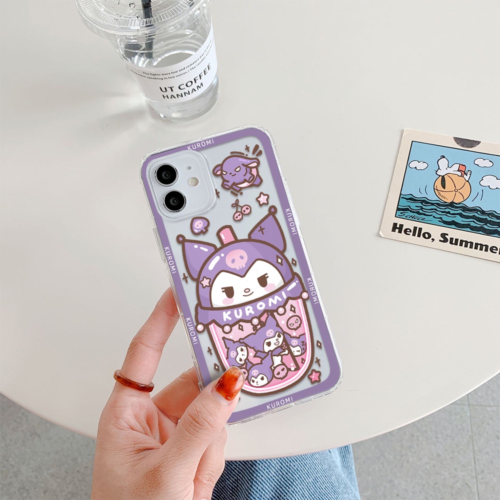 Ốp Điện Thoại Hình Kuromi Cinnamoroll Cho Iphone 11 Pro Max 12 Pro Max 13 Pro Max Mini Iphone 6 7 Iphone 8 Iphone 6 7plus Iphone Se 2020 Iphone X Xs Xr 5 4