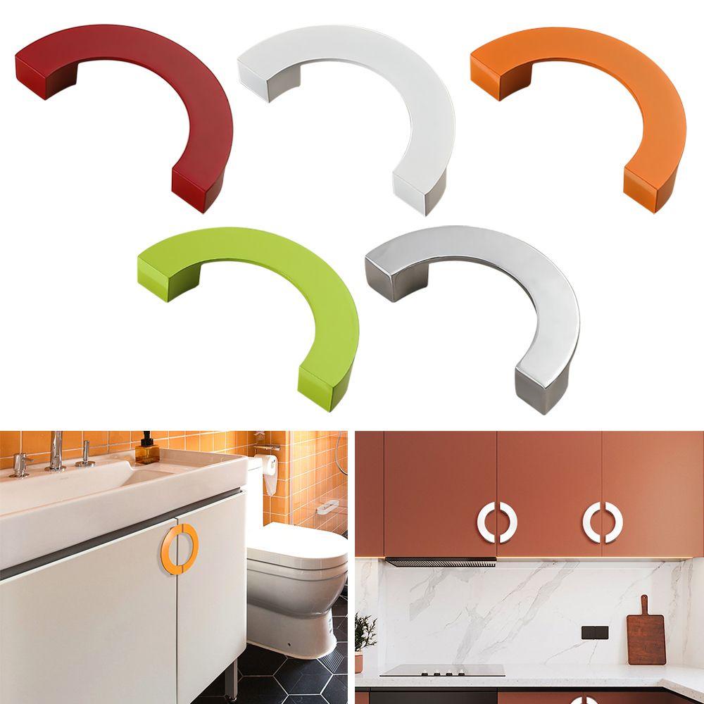 KUNHEV Tay Nắm Cửa Tủ Hình Tròn Bằng Hợp Kim Kẽm Chất Lượng Cao